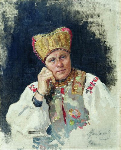 Contadino russo, 1896 da Vasili Maksimovich Maksimov