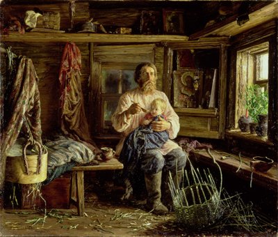 Il marito cieco, 1884 da Vasili Maksimovich Maksimov