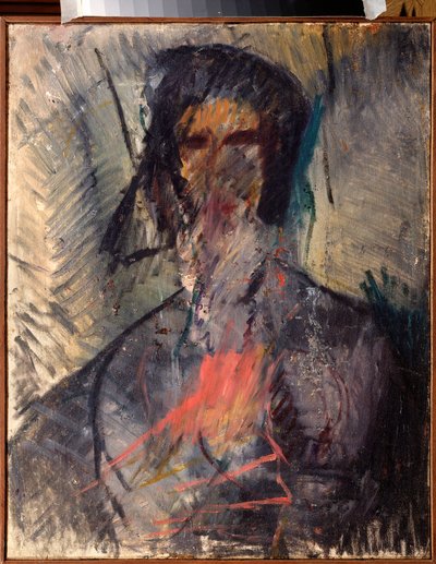 Ritratto del poeta Vladimir Mayakovsky da Vasili Nikolayevich Chekrygin