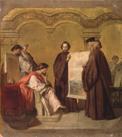 Il Granduca Vladimir riceve gli ambasciatori da Vasili Petrovich Vereshchagin