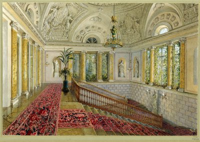 Scala di un palazzo da Vasili Semenovich Sadovnikov