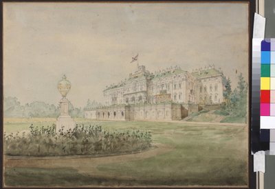 Il palazzo di Costantino a Strelna, vicino a San Pietroburgo da Vasili Semenovich Sadovnikov