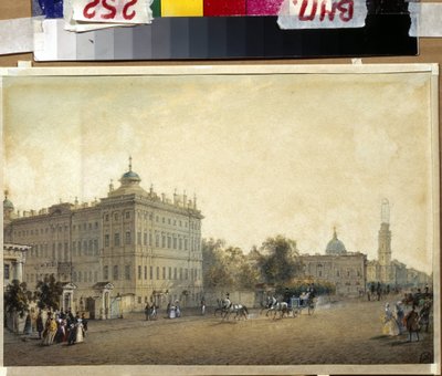 San Pietroburgo. Il palazzo Anichkov da Vasili Semenovich Sadovnikov