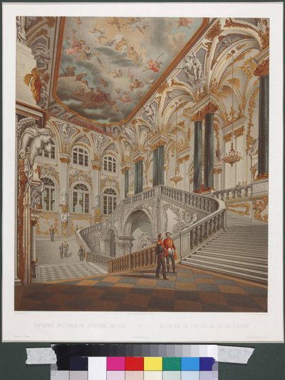 La grande scalinata del Palazzo d