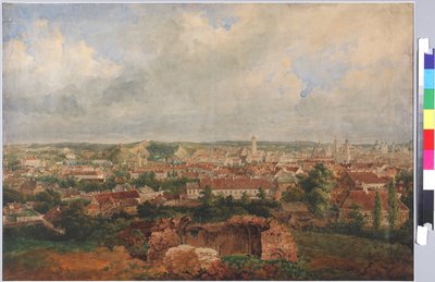 Veduta di Vilna, di Sadovnikov, Vasily Semyonovich (1800-1879) da Vasili Semenovich Sadovnikov