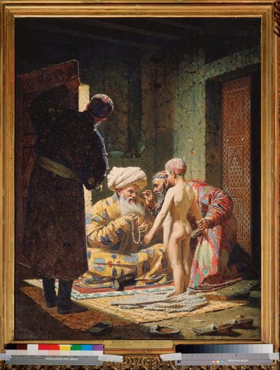 La vendita di un bambino schiavo da Vasili Vasilievich Vereshchagin