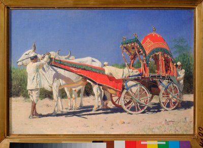 Il veicolo di una famiglia ricca di Delhi da Vasili Vasilievich Vereshchagin