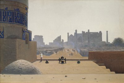 Strada principale a Samarcanda al mattino presto, 1869-1870 da Vasili Vasilievich Vereshchagin