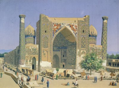 Medrasah Shir-Dhor a Registan, Samarcanda da Vasili Vasilievich Vereshchagin