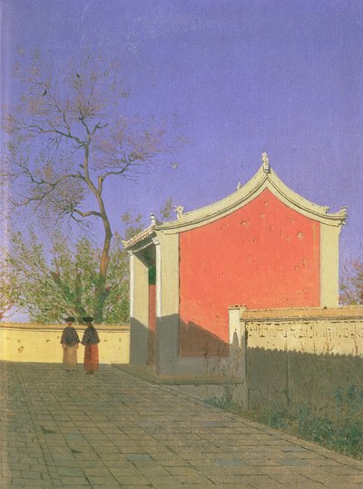 Casa di riunione dei Solones, Ak-Kent, 1869-70 da Vasili Vasilievich Vereshchagin