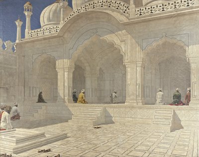 Moschea della Perla Moti Masjid, Delhi da Vasili Vasilievich Vereshchagin