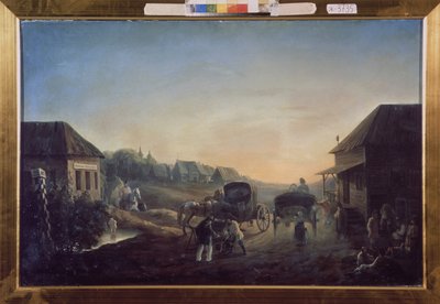 Stazione di diligenza da Vasili Vasilyevich Samoylov
