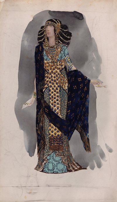 Costume dalla Serie Ballerini Orientali, 1900s da Vasili Vasilyevich Vladimirov