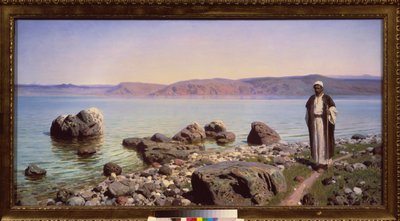 Gesù davanti al mare di Galilea da Vasilij Dmitrievich Polenov