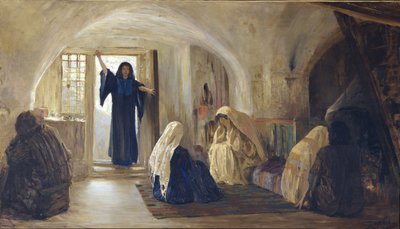 Accolto in una gioia lacrimosa, 1899-1905 da Vasilij Dmitrievich Polenov