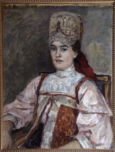 Ritratto di Natalia Fyodorovna Matveyeva da Vasilij Ivanovic Surikov