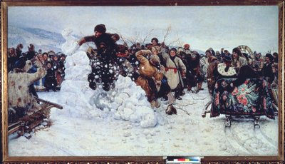 Tempesta della fortezza di neve da Vasilij Ivanovic Surikov
