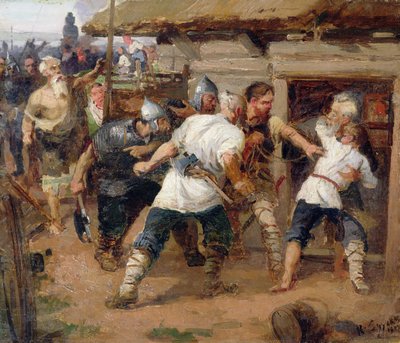 I pagani uccidono i primi cristiani della Rus