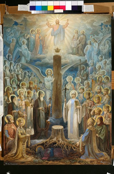 La gloria della chiesa ortodossa georgiana da Vasily Andreyevich Barvitov