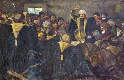 Sergo Ordzhonikidze nel Caucaso del Nord da Vasily Anfimovich Krotkov
