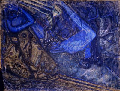 Lutto per la morte di Michail Vrubel, 1910-1911 da Vasily Ivanovich Denisov