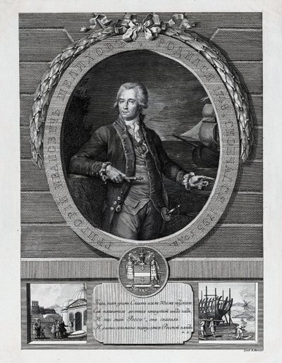Grigory Ivanovich Shelikhov 1747-1795, Fine XVIII sec. da Vasily Ivanovich Ivanov