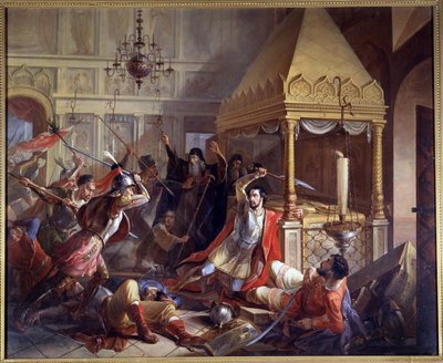 Impresa eroica del principe Michail Volkonsky durante l
