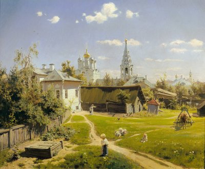 Cortile di Mosca da Vasily Polenov
