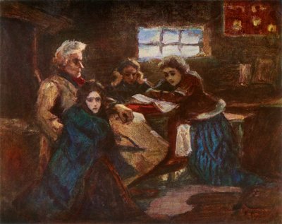 Menshikov a Berezovo uno studio, 1881, 1965 da Vasily Surikov
