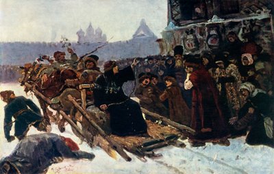 Il boiardo Morozova (studio) da Vasily Surikov