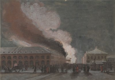Incendio nelle file del commercio del sale da Georg Wilhelm Timm