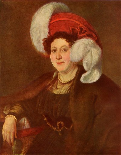 Ritratto della contessa V. A. Zubova da Vasily Tropinin