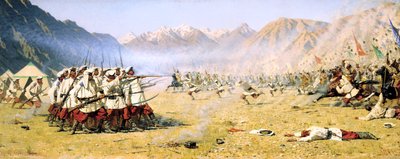 Un attacco improvviso, 1871 da Vasily Vereshchagin