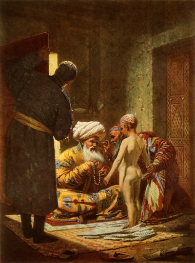 La vendita di un giovane servo da Vasily Vereshchagin