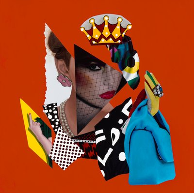 A bit of a Drama Queen, 2019 (Acrilico su legno) da Vaskeen Vaskeen