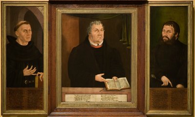 Il santuario di Lutero, trittico da Veit Thiem