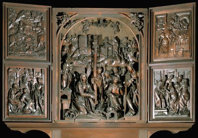 Altare di Santa Maria. Pannelli di sinistra: fuga in Egitto da Veit or Wit Stoss