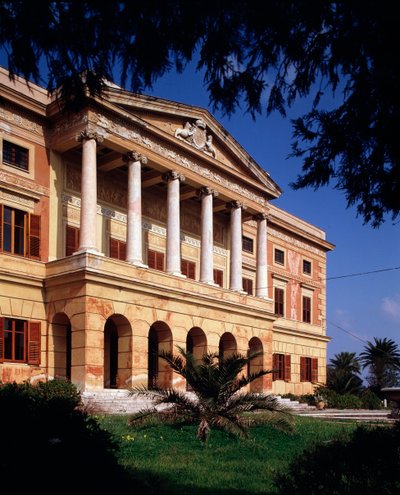 Vista della villa Belmonte, inizio XIX secolo da Venanzio Marvuglia