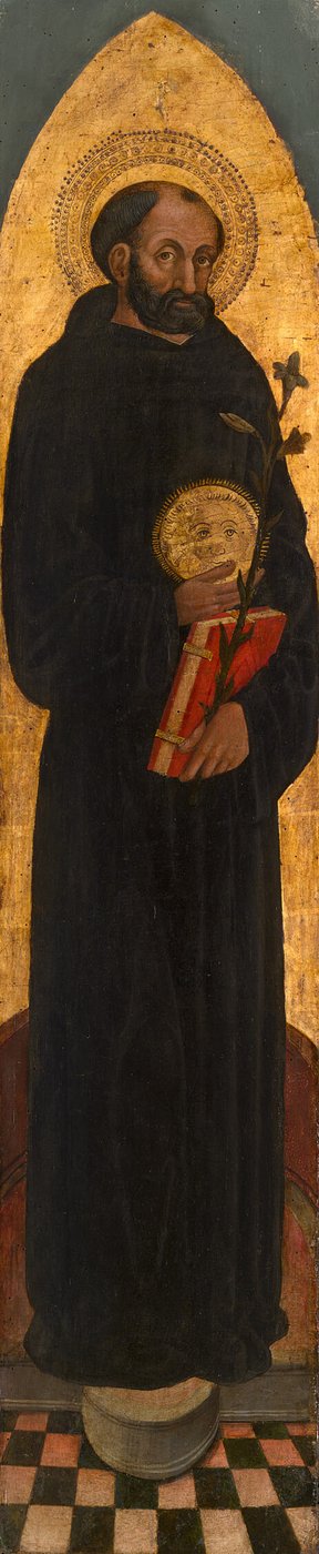 San Nicola da Tolentino da una pala d
