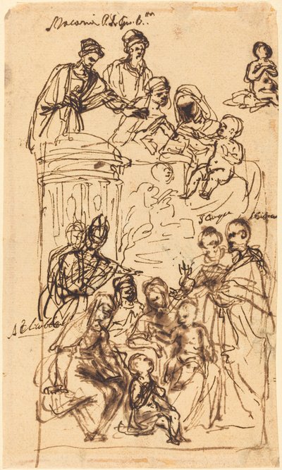 La Madonna col Bambino e i santi da Venetian 17th Century