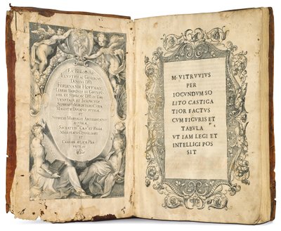 De architectura libri decem di Marco Vitruvio Pollione, a cura di Fra Giovanni Giocondo, 1511 da Venetian School