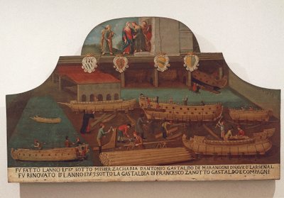 Insegna della Corporazione dei carpentieri navali nell