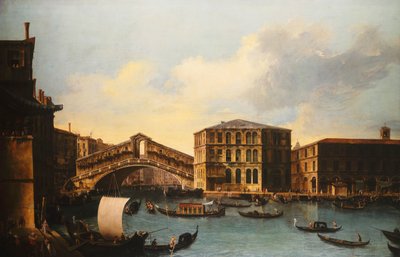 Il Ponte di Rialto, Venezia, dal Nord, 1753 da Venetian School