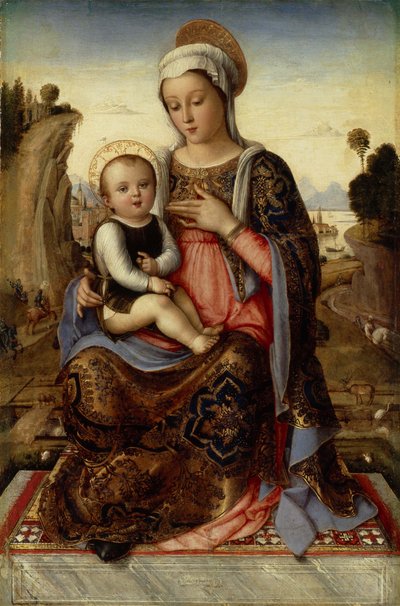 Vergine e bambino da Venetian master