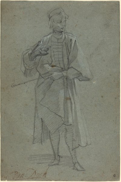 Figura di un uomo [recto] da Ventura Salimbeni