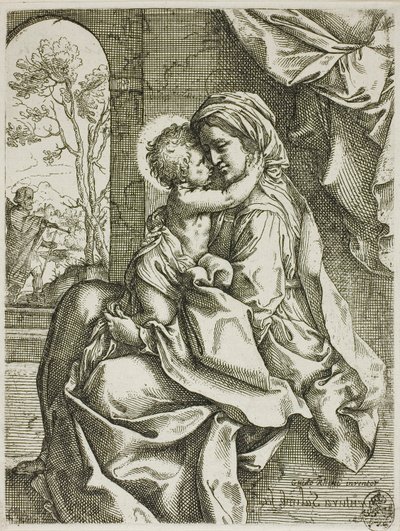 Madonna con Bambino e San Giuseppe da Ventura Salimbeni