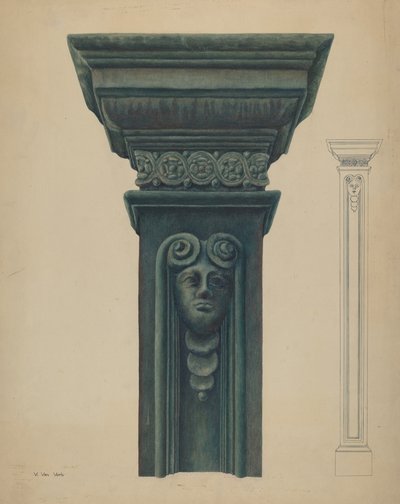 Pilastro in ghisa da Vera Van Voris