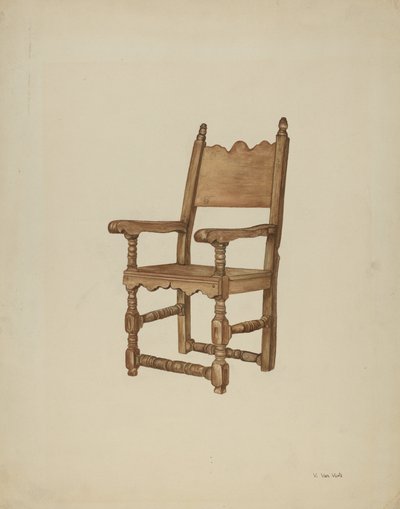 Sedia della sacrestia da Vera Van Voris