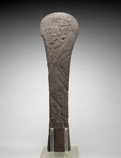 Palma con un Uccello Acquatico, 300-1200 d.C. da Veracruz Veracruz
