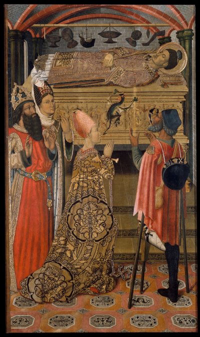 Principessa Eudossia davanti alla Tomba di Santo Stefano da Vergós Family